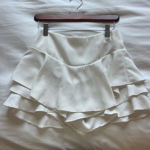 Zara white skort